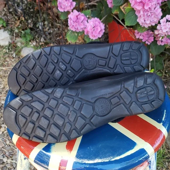 Mephisto Black Luce Flats Size 10 - Picture 10 of 16